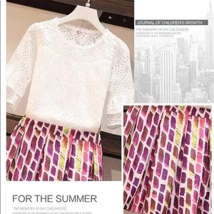 two pieces Top and Skirt. https://www.facebook.com/SHWEs-IMAGE-1783779401847137/